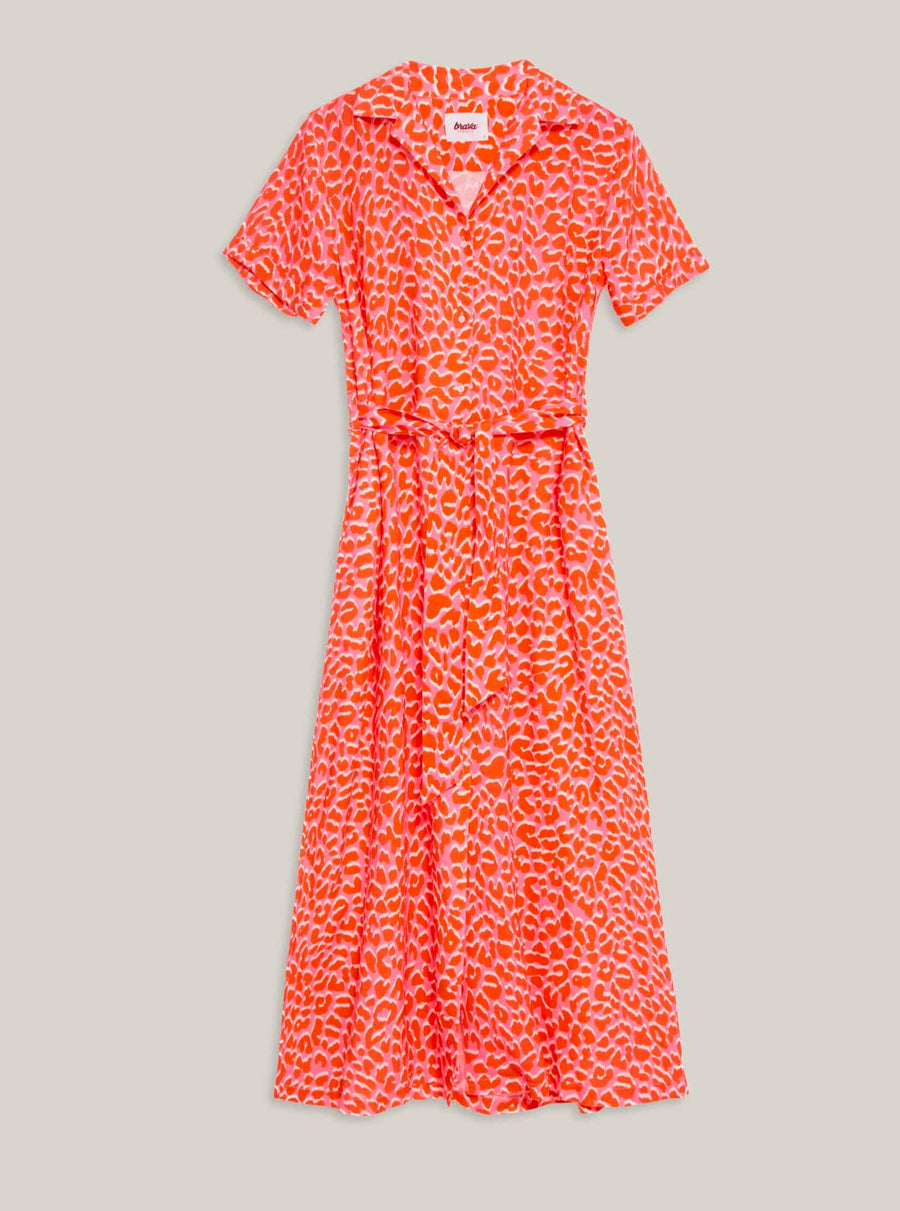 Brava Fabrics Kleider Langes Kleid Cocktail Pink nachhaltige Mode ethische Mode