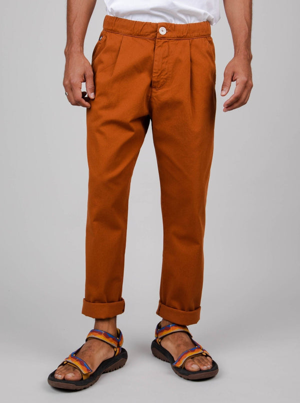Brava Fabrics pantalons 40 Comfort Chino Canela en cotó orgànic moda sostenible moda ètica