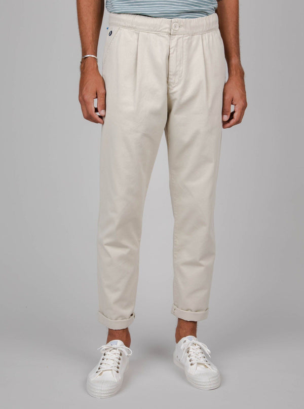 Brava Fabrics pantalons 48 Comfort Chino Sand en cotó orgànic moda sostenible moda ètica