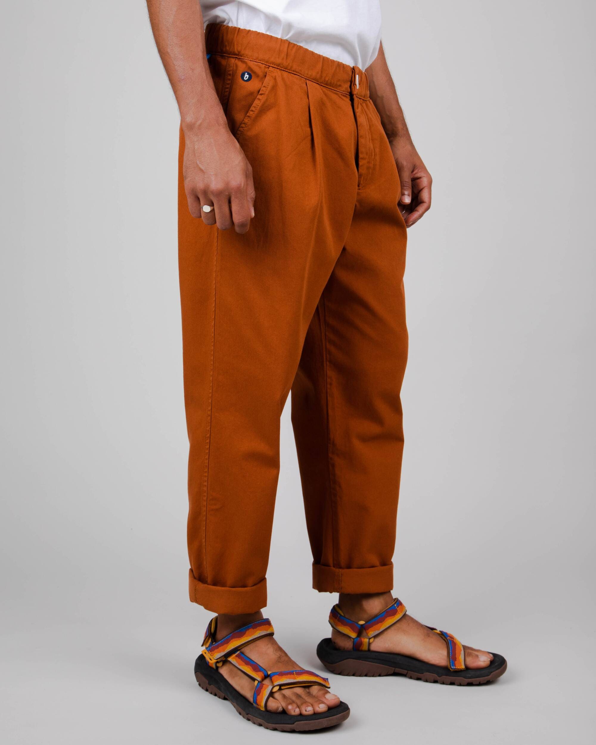 Brava Fabrics bukser Comfort Chino Canela i økologisk bomuld bæredygtig mode etisk mode
