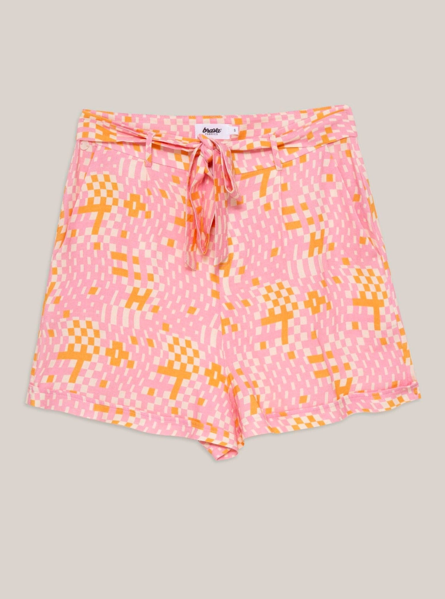 Brava Fabrics shorts 36 Dizzy Belted Short i Sustainable Viscose bæredygtig mode etisk mode