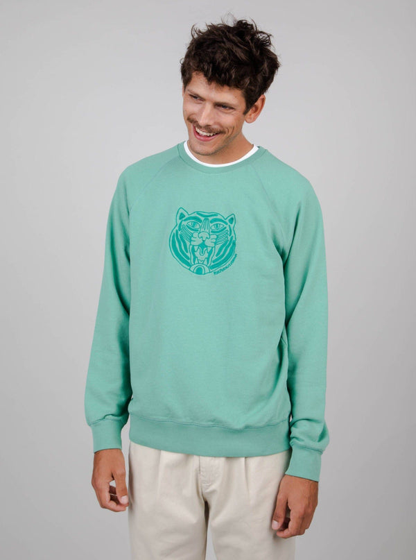Brava Fabrics Sweatshirts 3XL Tiger Sweatshirt i økologisk bomuld bæredygtig mode etisk mode