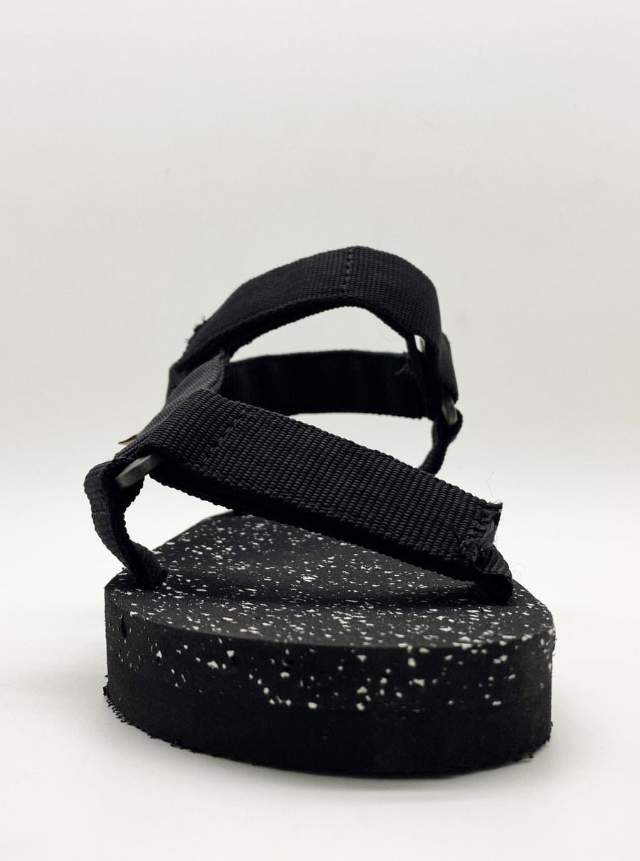 NAT 2 sko 41 / svart / resirkulert PES Eco Trek Vegan Black i resirkulert EVA (W/X) bærekraftig mote etisk mote