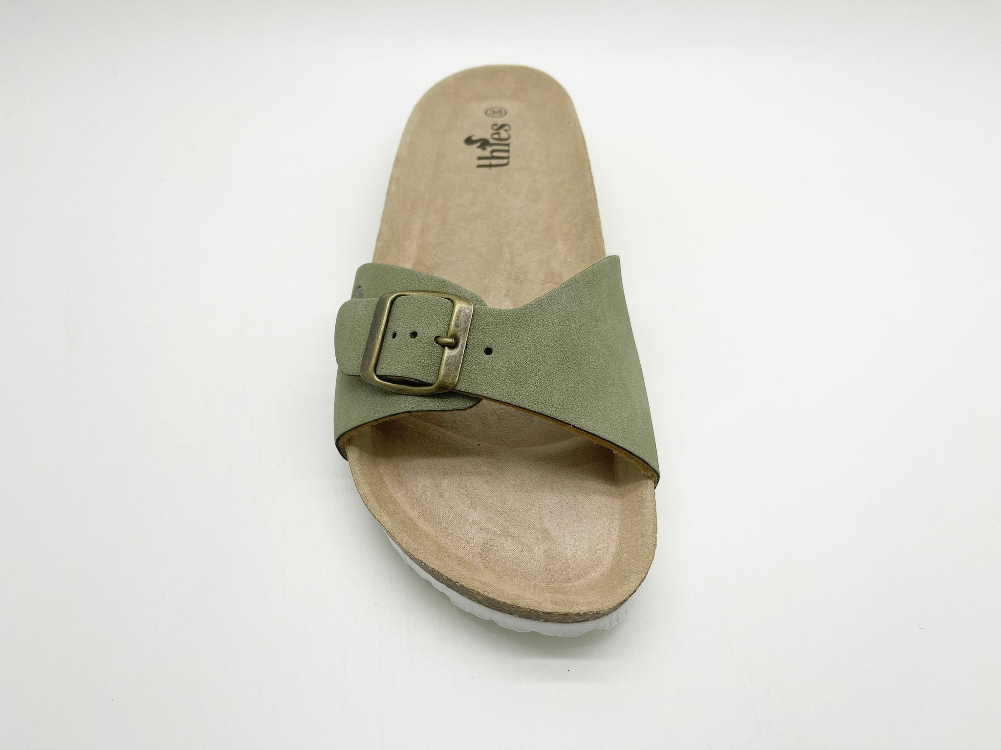 NAT 2 calzado thies 1856 ® Eco Bio Strap Sandal vegan emerald (W/X) moda sostenible moda ética