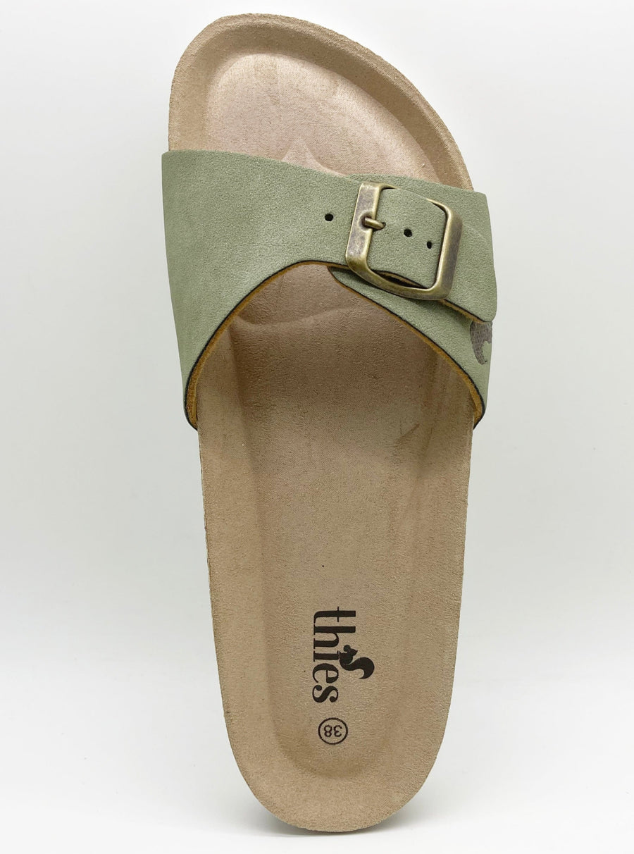 NAT 2 παπούτσια Eco Bio Strap Sandal Vegan Emerald (W/X) βιώσιμη μόδα ηθική μόδα