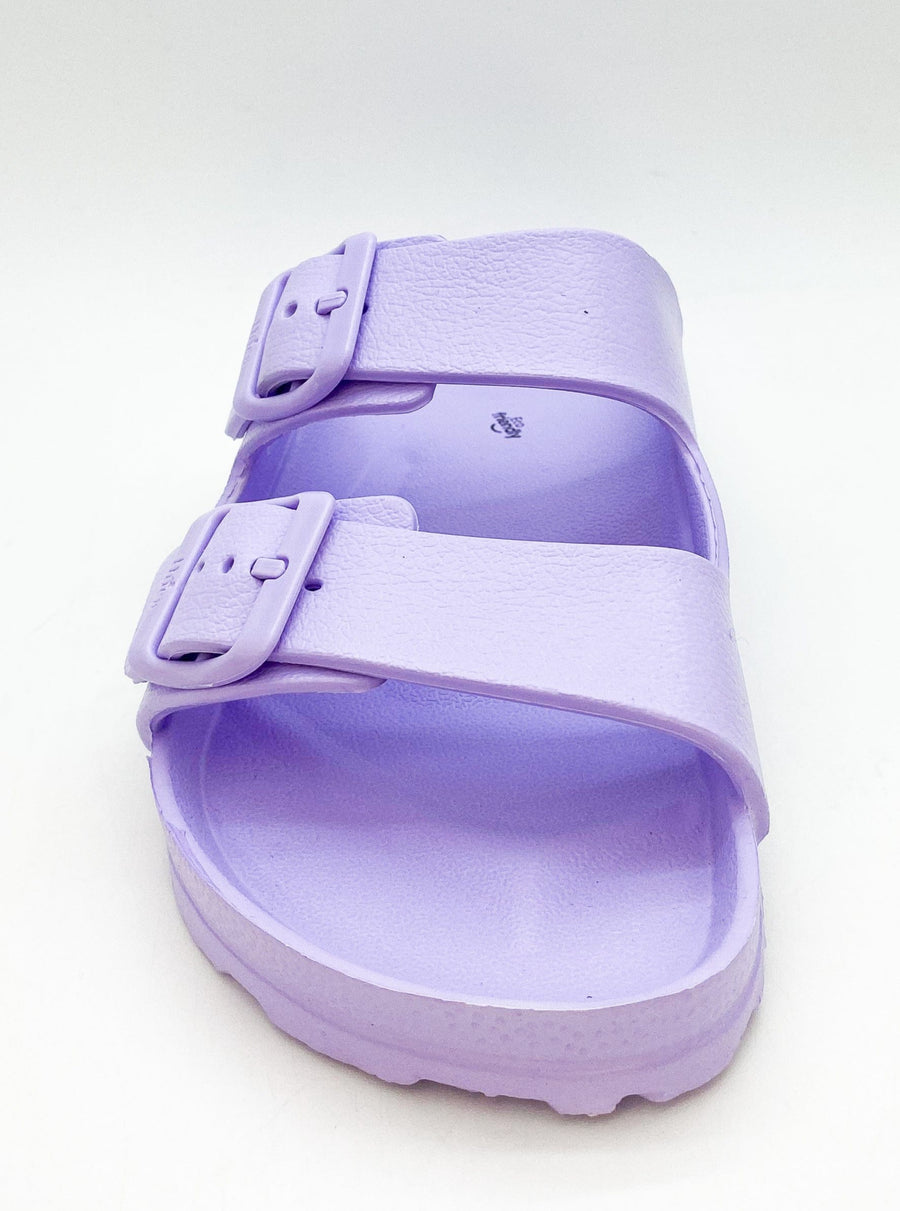 NAT 2 sko Ecofoam Sandal Lavendel i resirkulert EVA bærekraftig mote etisk mote