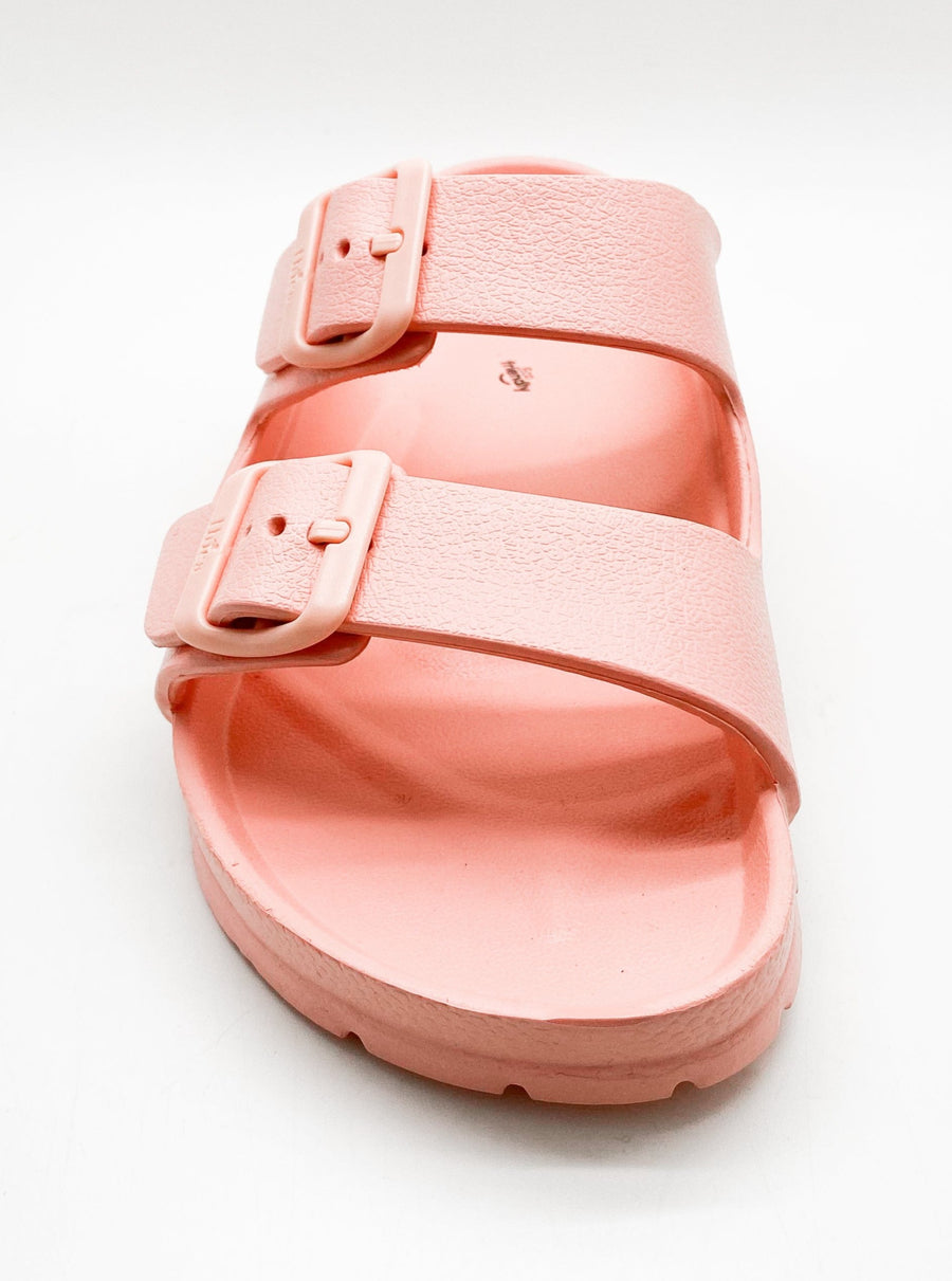 NAT 2 sko Ecofoam Sandal Salmon i genbrugt EVA bæredygtig mode etisk mode