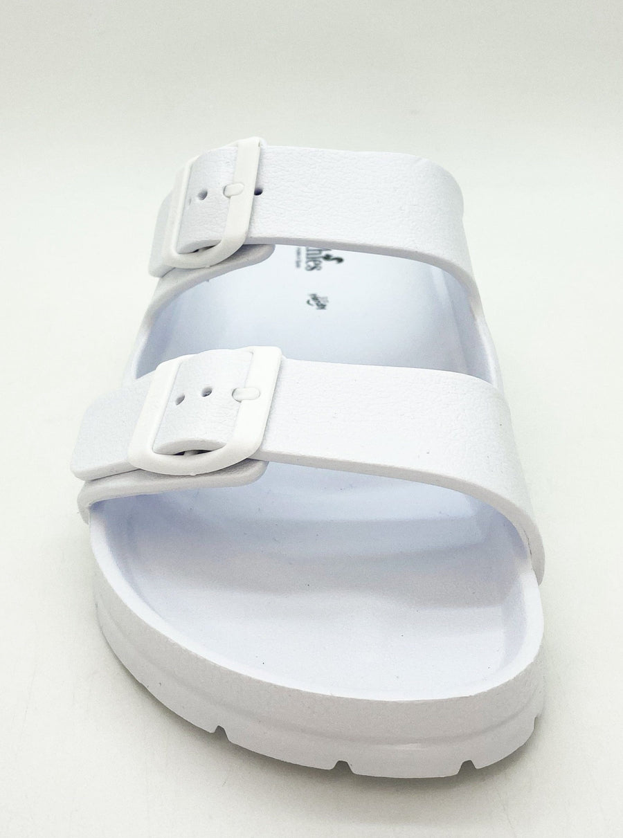 NAT 2 Schuhe Ecofoam Sandal White aus recyceltem EVA, nachhaltige Mode, ethische Mode