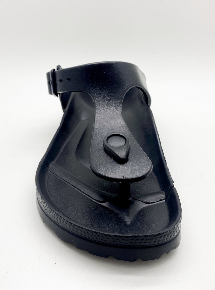 NAT 2 παπούτσια Ecofoam Thong Sandal Black σε ανακυκλωμένο EVA αειφόρο μόδα ηθική μόδα