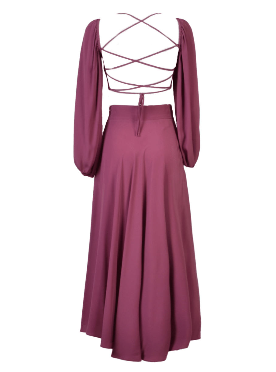 Souldaze Collection Nederdele Gina Skirt rose silke bæredygtig mode etisk mode