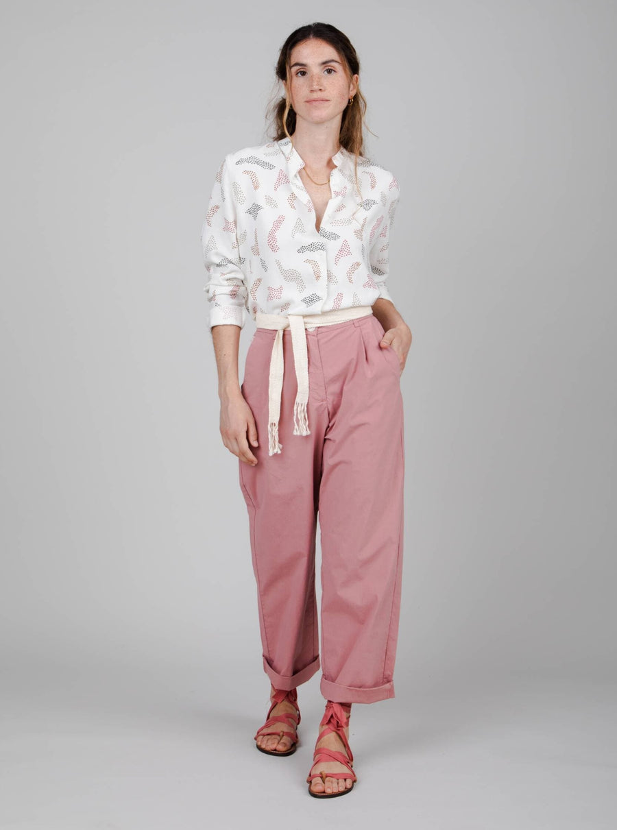 Brava Fabrics toppe XL Maria Regular Mao Bluse i Ecovero Viscose bæredygtig mode etisk mode