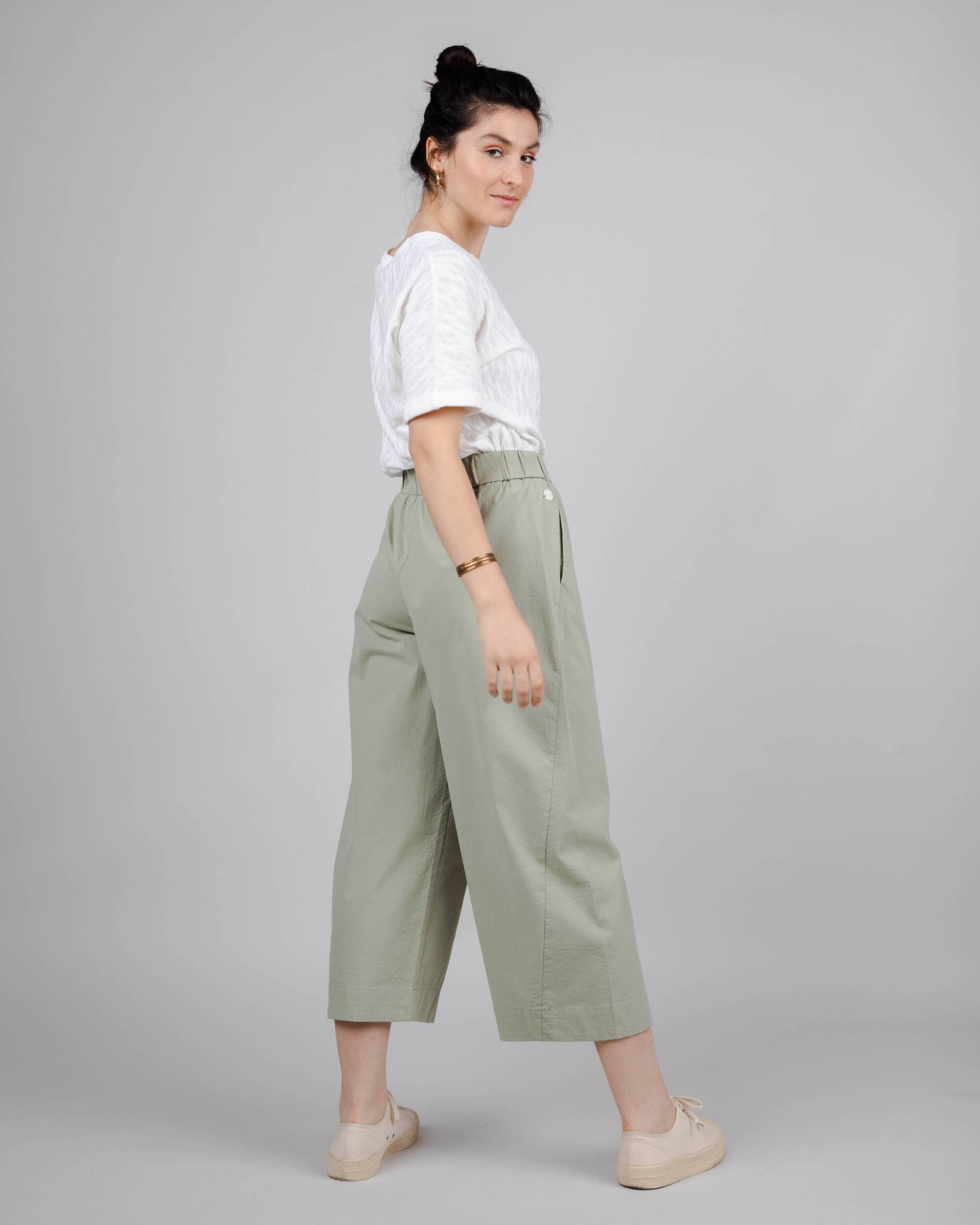 Brava Fabrics pantalón Pantalón Picnic Oversize Kakhi de Algodón Orgánico moda sostenible moda ética