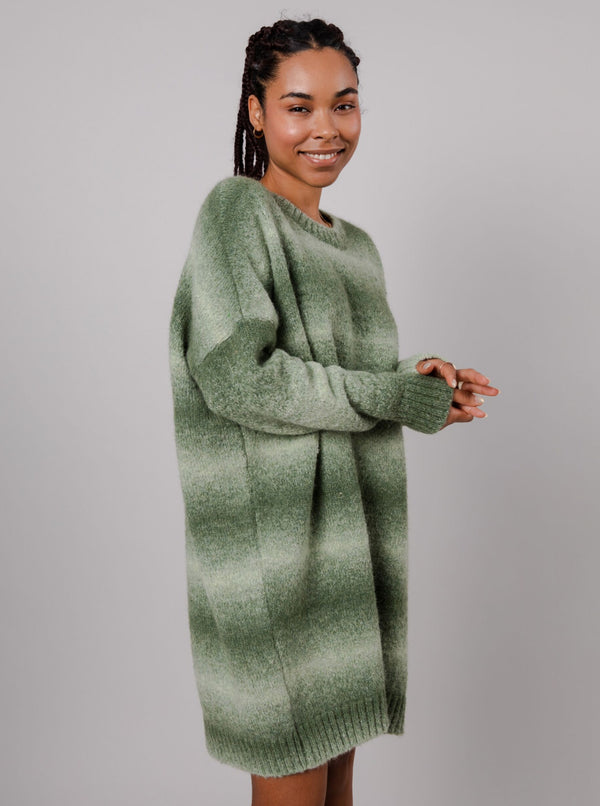 Knitted Alpaca Dress in Recycled Alpaca and Recycled Polymide