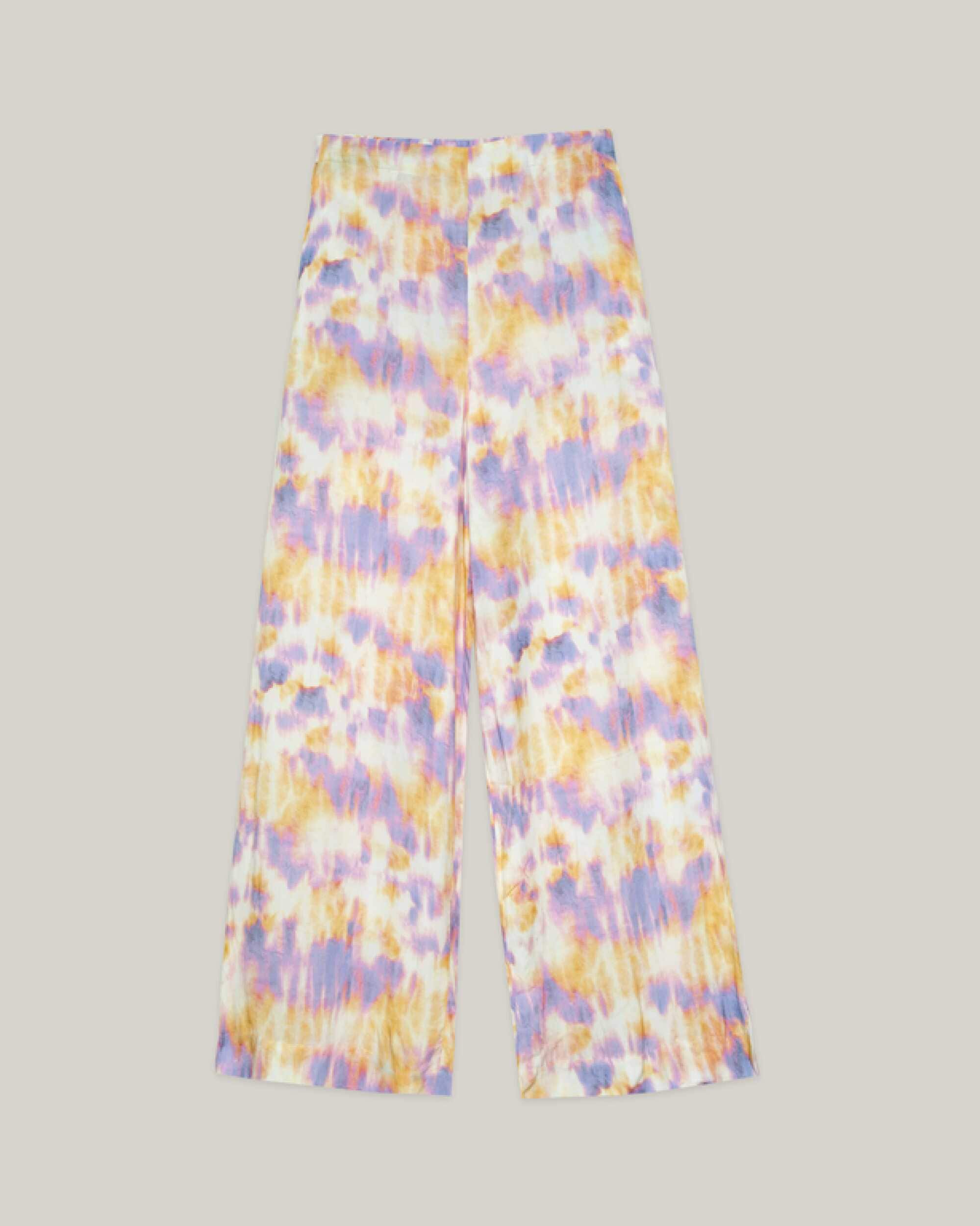 Brava Fabrics Pants Tie Dye Pant Lilac bæredygtig mode etisk mode
