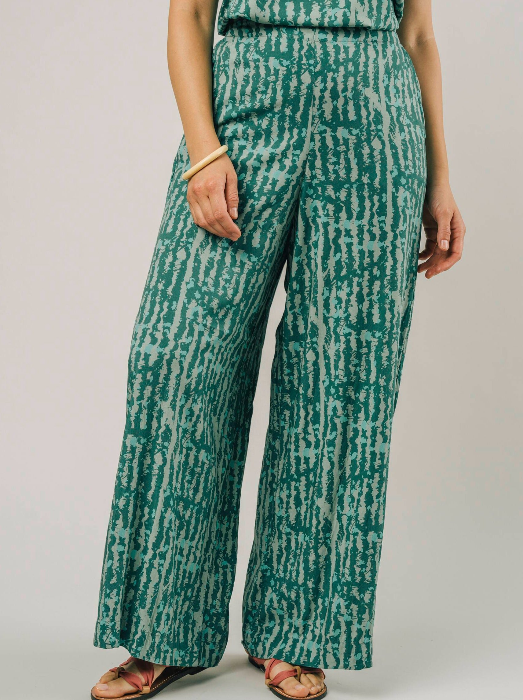 Brava Fabrics Pantalons Watermelon Pant Verd moda sostenible moda ètica