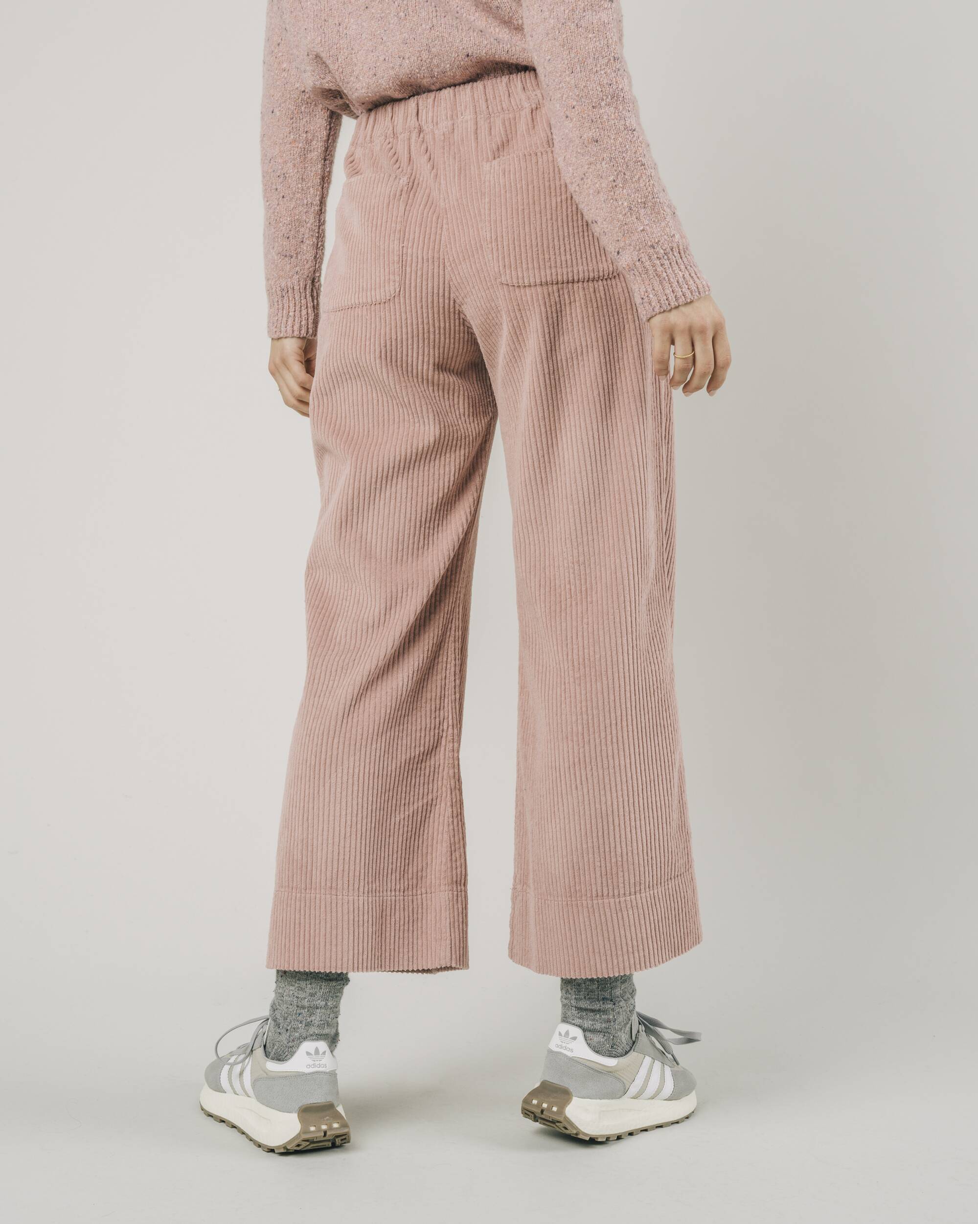 Brava Fabrics Bukser Wide Leg Corduroy Pant Glass bæredygtig mode etisk mode