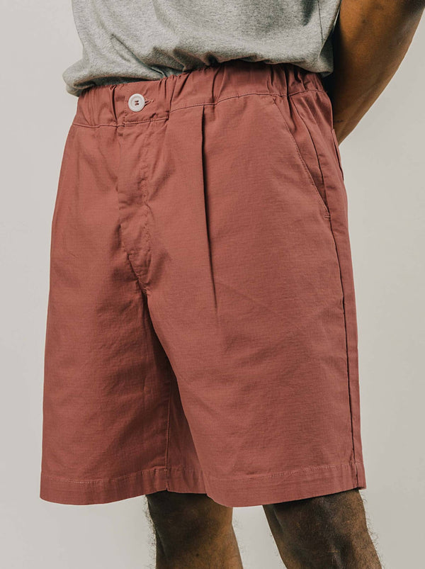 Brava Fabrics Shorts Ribstop Oversize Short Sorbet sustainable fashion ethical fashion