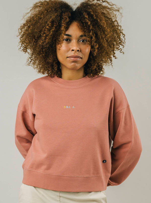 Brava Fabrics Sweatshirts Brava Sweatshirt Rosé sustainable fashion ethical fashion