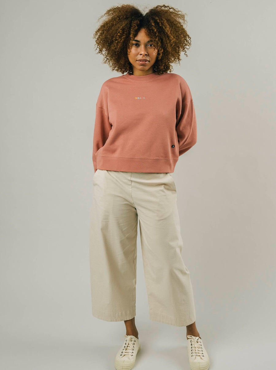Brava Fabrics Sweatshirts Brava Sweatshirt Rosé sustainable fashion ethical fashion