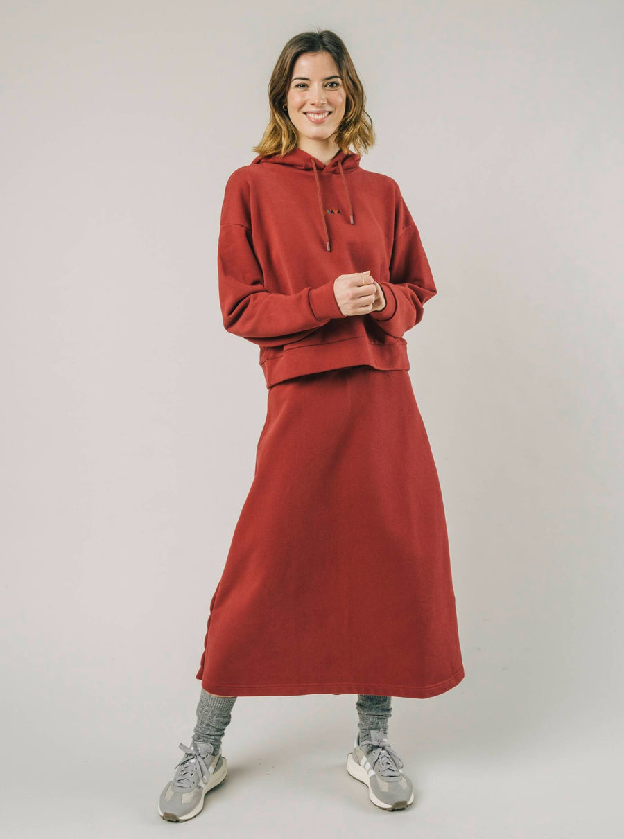 Brava Fabrics Sweatshirts Cropped Hoodie Spice bæredygtig mode etisk mode