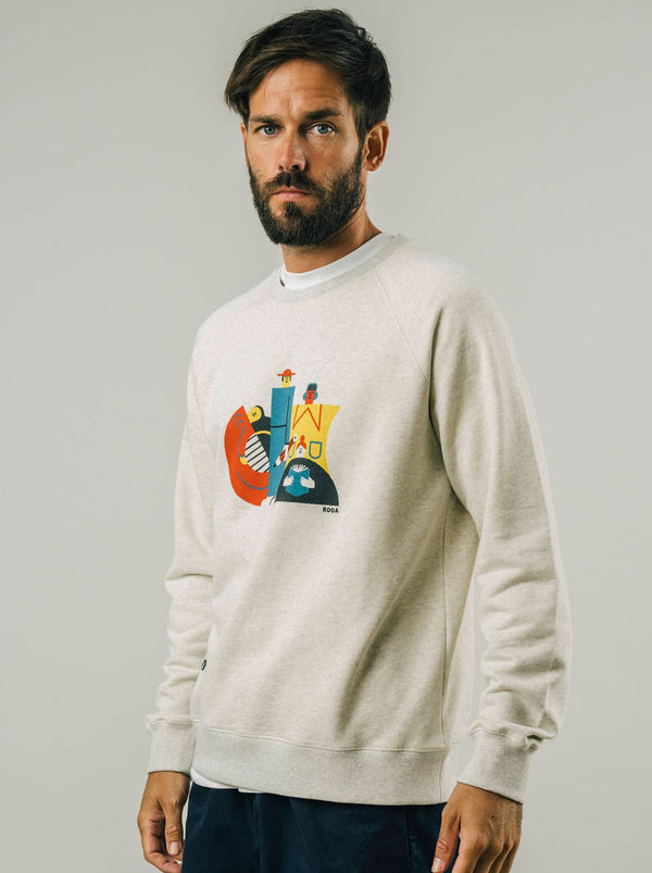 Brava Fabrics Sweatshirts Roda x Brava Pencil Sweatshirt sustainable fashion ethical fashion