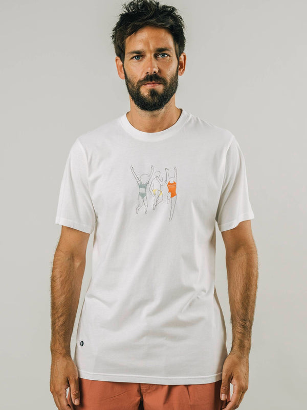 Brava Fabrics T-Shirts Jump T-Shirt Λευκό αειφόρο μόδα ηθική μόδα