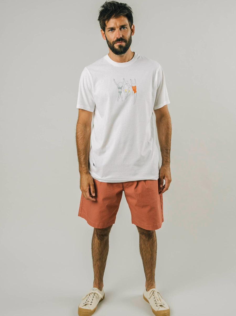 Brava Fabrics T-Shirts Jump T-Shirt Weiß nachhaltige Mode ethische Mode