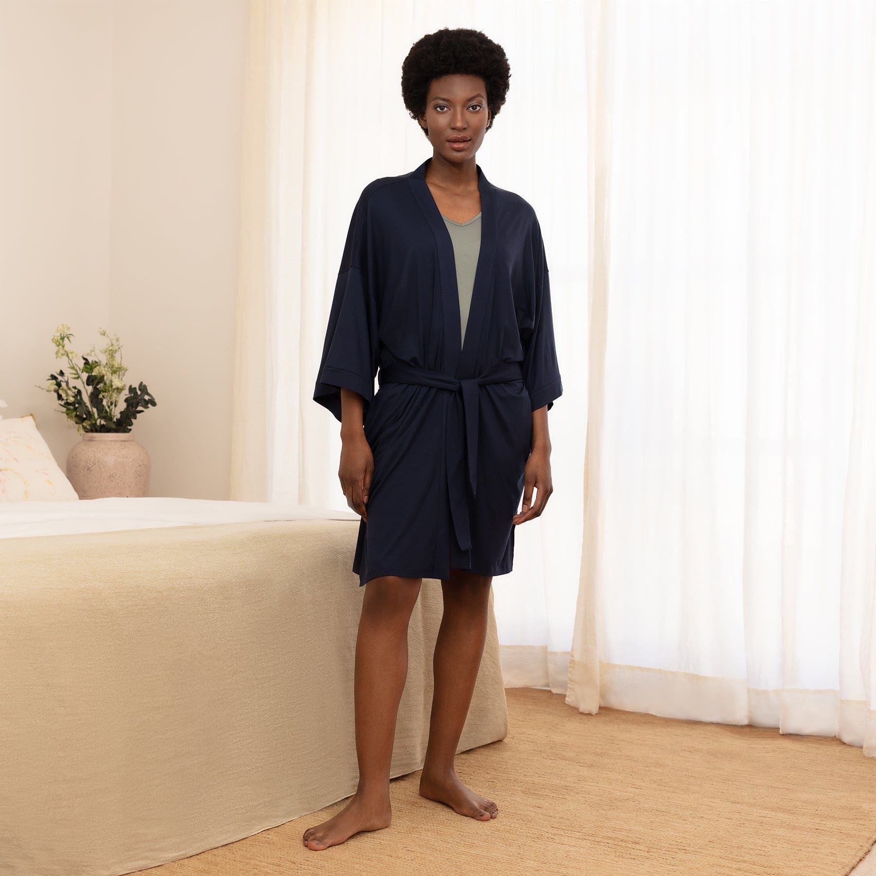 Dagsmejan Ventures AG Sleep & Loungewear Bata kimono en Nattcool™ Sleep Tech moda sostenible moda ética