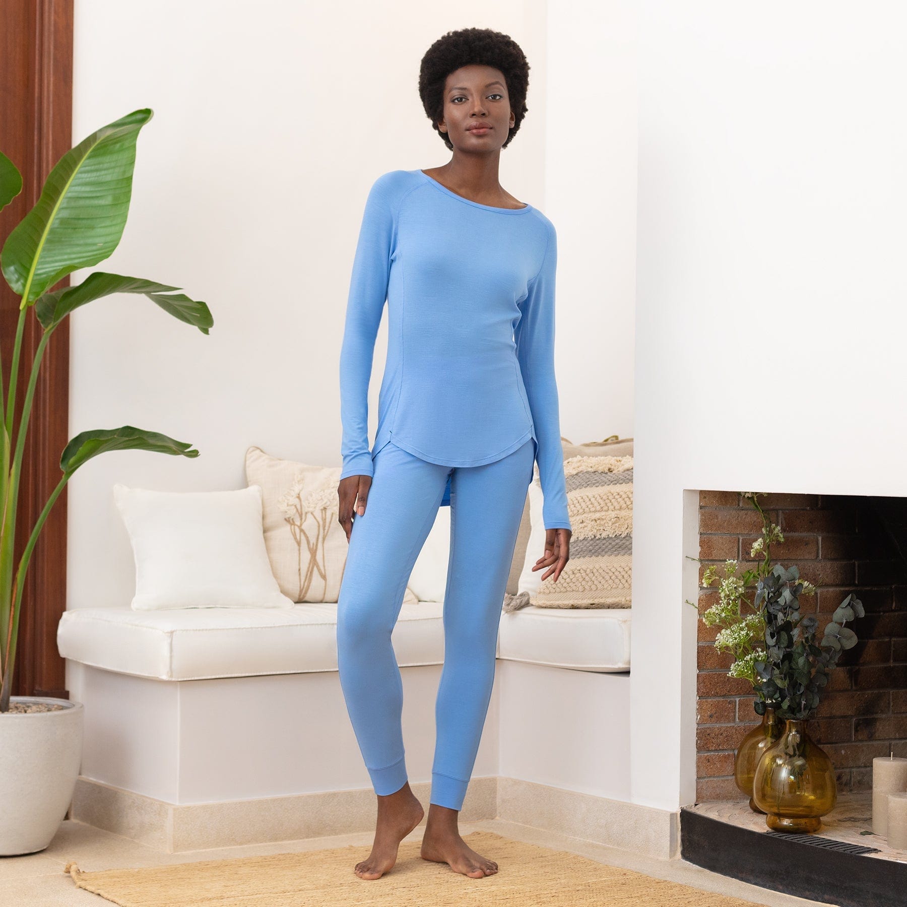 Dagsmejan Ventures AG Sleep & Loungewear Sleep PANTS Manchet i Nattwell™ stof bæredygtig mode etisk mode