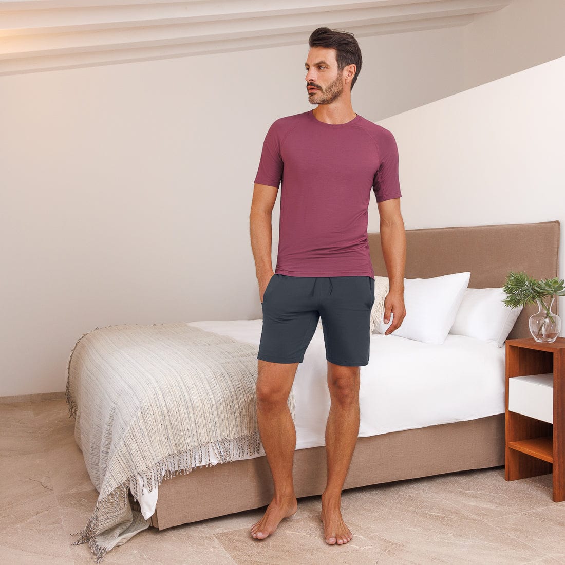 Dagsmejan Ventures AG Sleep & Loungewear Sleep T-SHIRT in Natwell™ Sleep Tech moda sostenible moda ética