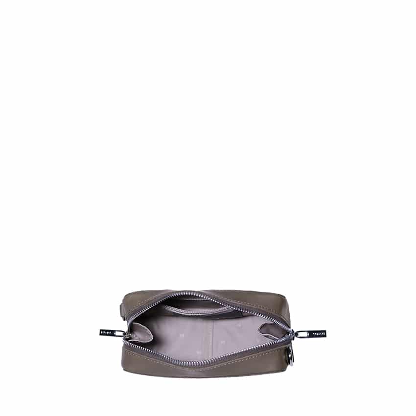 Goodforall bv Bags MY BOXY BAG Cámara con cinturón en Piel y PET Reciclado. moda sostenible moda ética