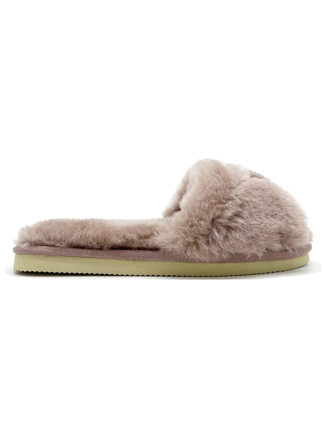 K&T Handels- und Unternehmensberatung GmbH Sleep & Loungewear Fluffy Slide Pink in Sheepskin (W) moda sostenible moda ética