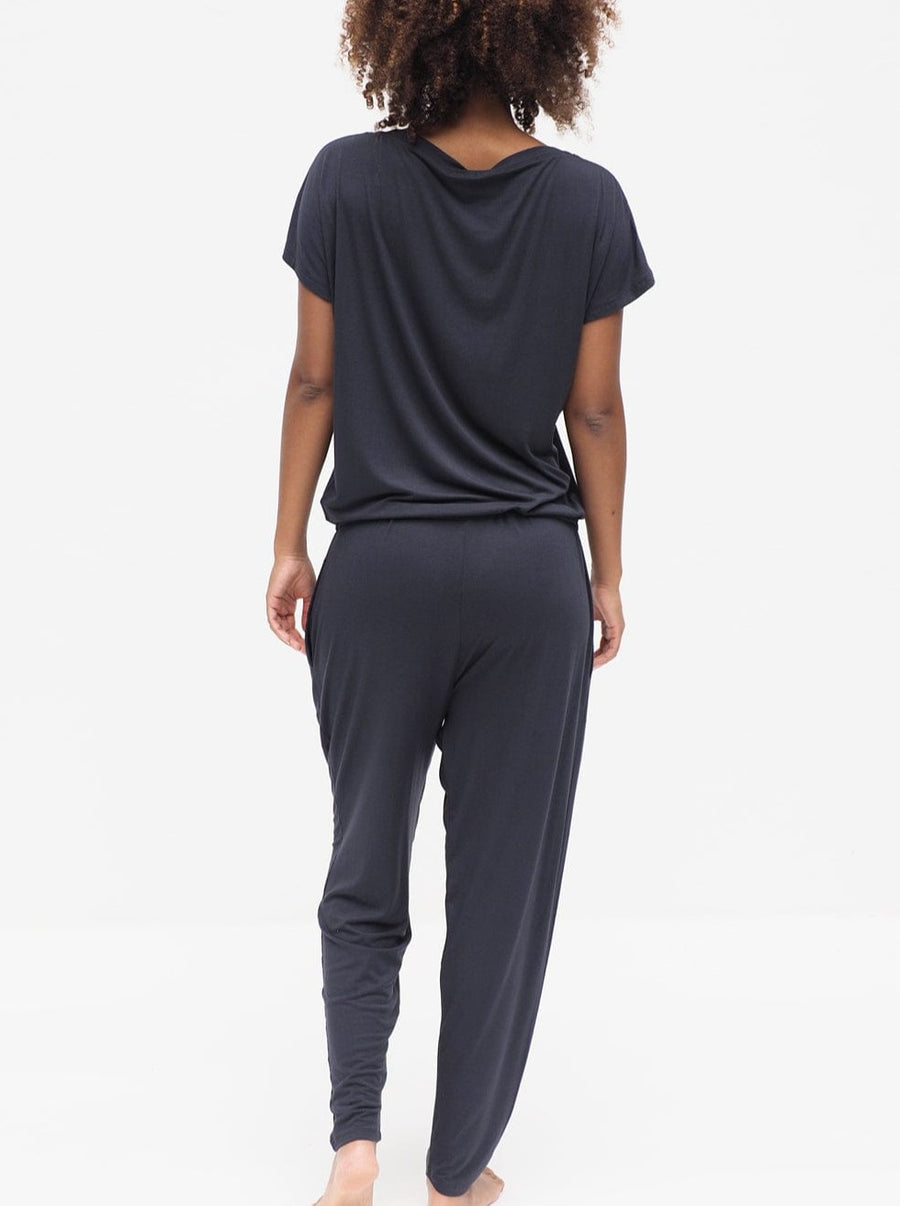 KISMET Yoga Pants Chandra Jumpsuit anthracite sustainable fashion ethical fashion