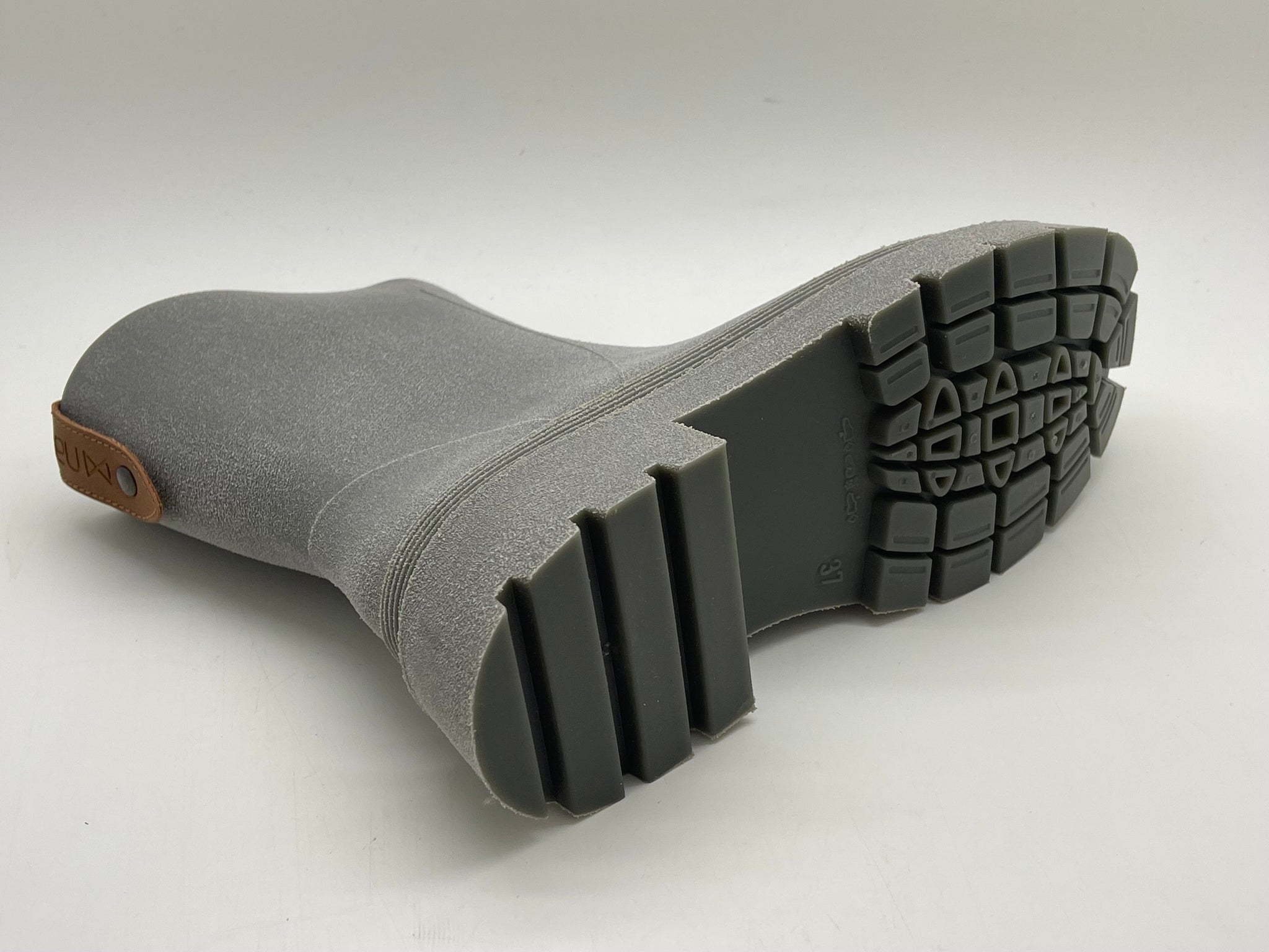 Calzado NAT 2 nat-2™ Bio Boot gris verde vegano (W) | Botas de lluvia 100% impermeables biodegradables moda sostenible moda ética
