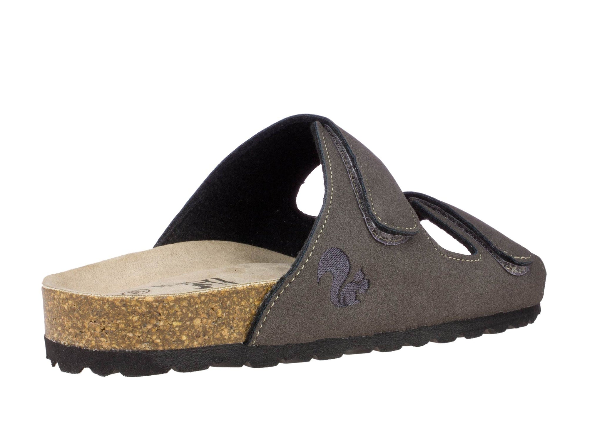 NAT 2 calzado thies 1856 ® Eco Bio Velcro vegano carbón (W/X) moda sostenible moda ética
