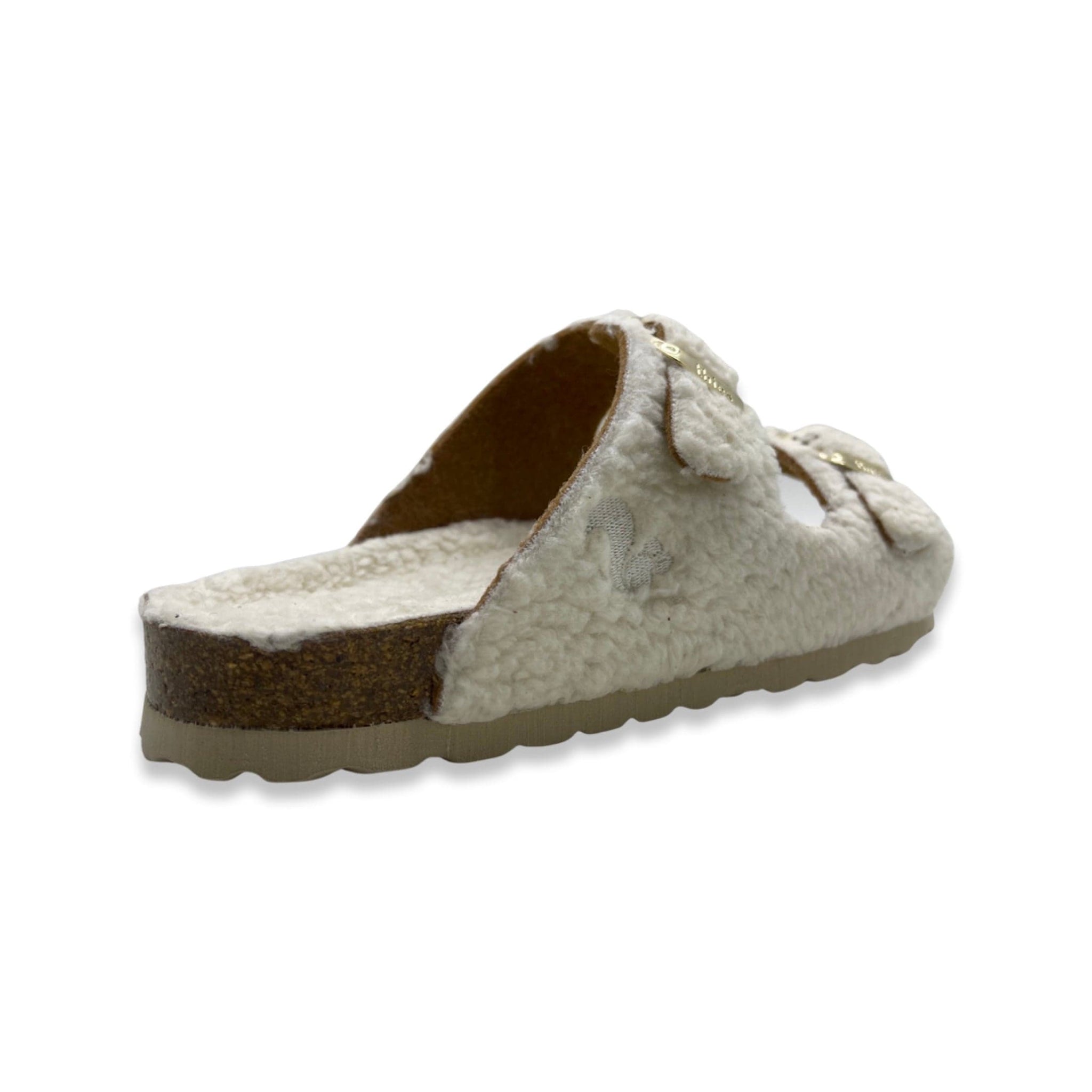 NAT 2 fodtøj thies 1856 ® Eco Teddy Sandal vegansk off white (W/X) bæredygtig mode etisk mode
