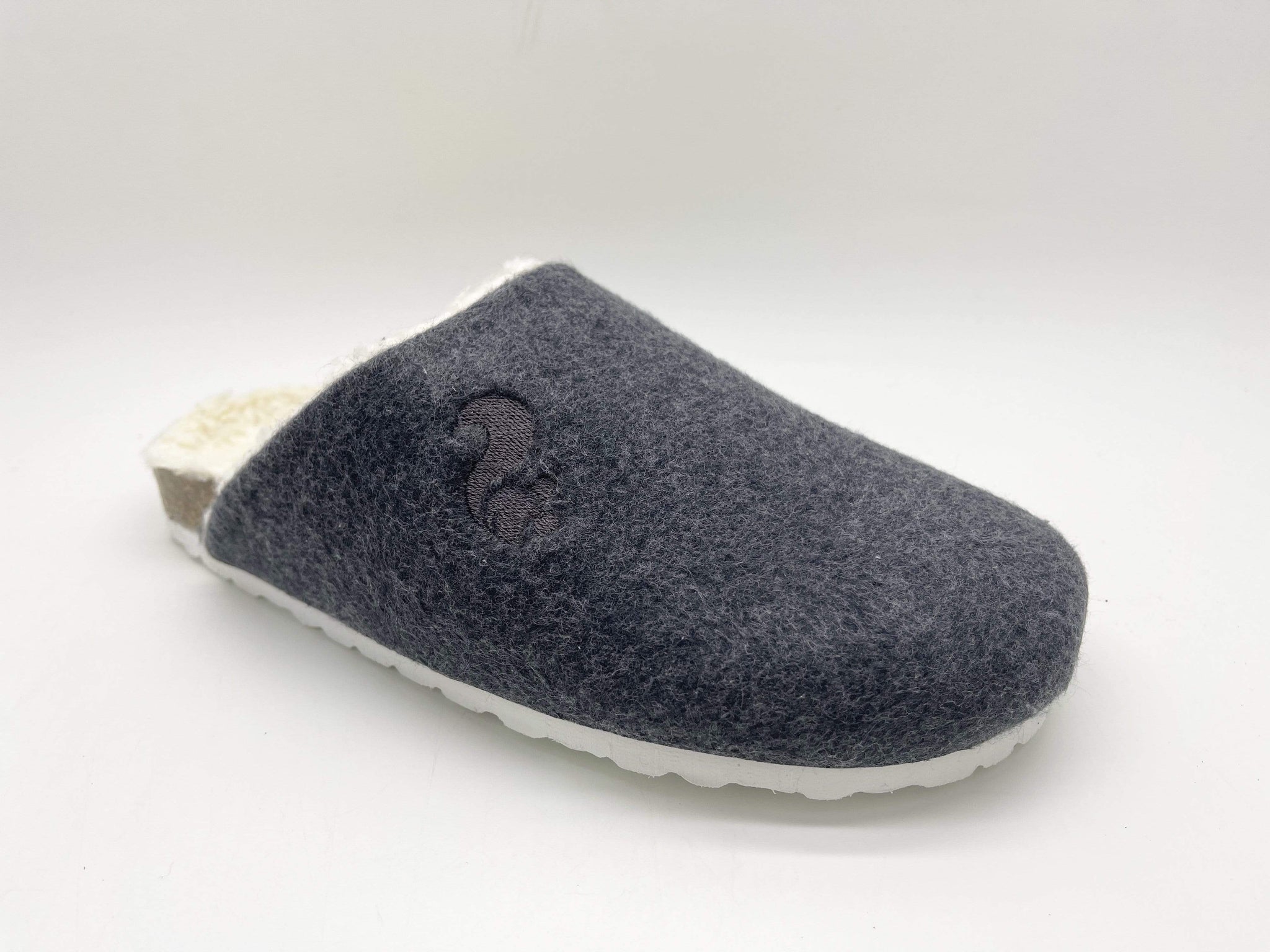 NAT 2 calzado thies 1856 ® Organic Bio Clog vegano gris oscuro (W / X) moda sostenible moda ética