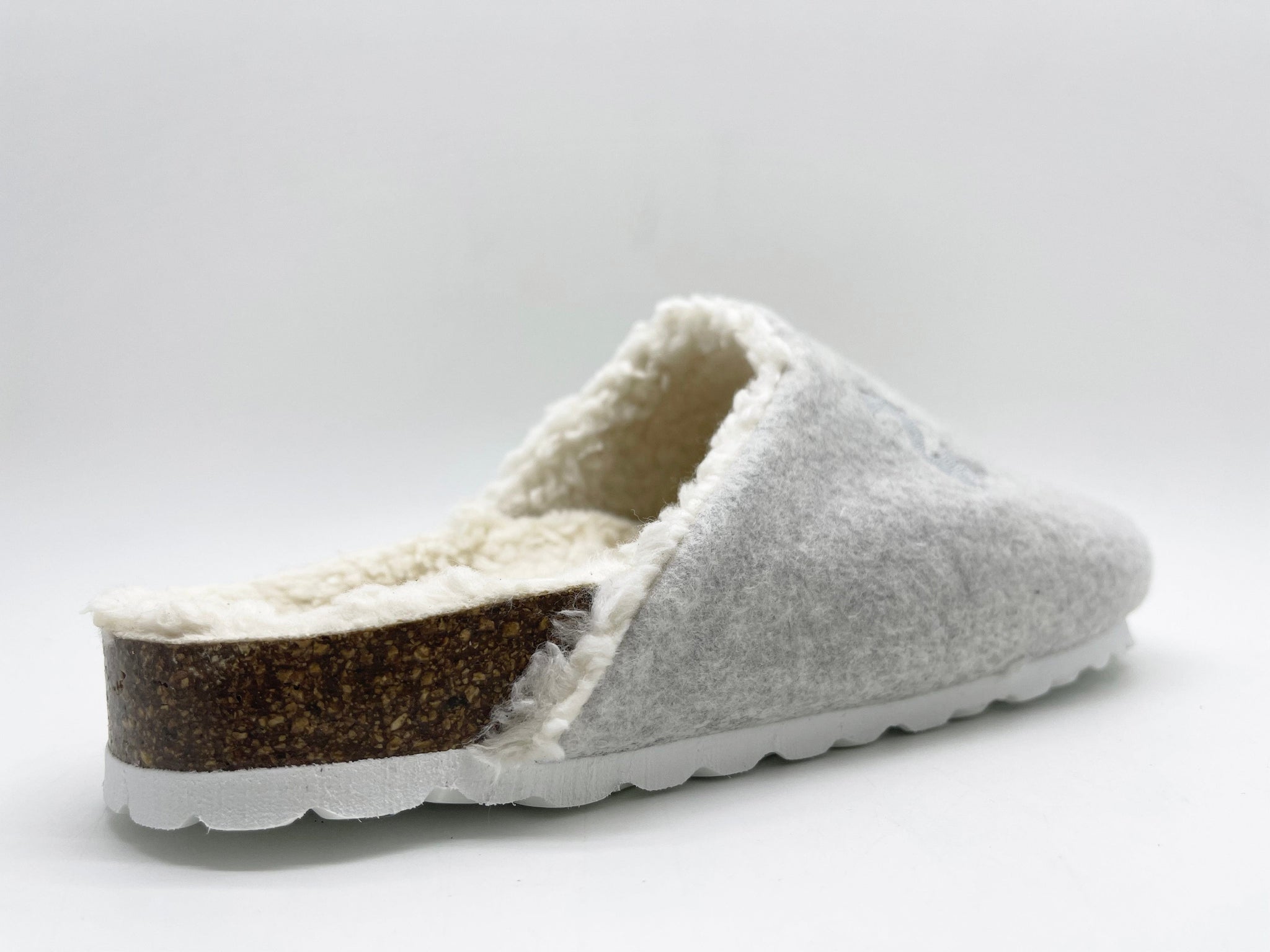 NAT 2 calzado thies 1856 ® Organic Bio Clog vegano gris claro (W / X) moda sostenible moda ética