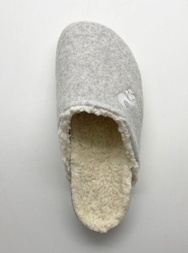 NAT 2 footwear thies 1856 ® Organic Bio Clog vegan light grey (W/X) sustainable fashion ethical fashion