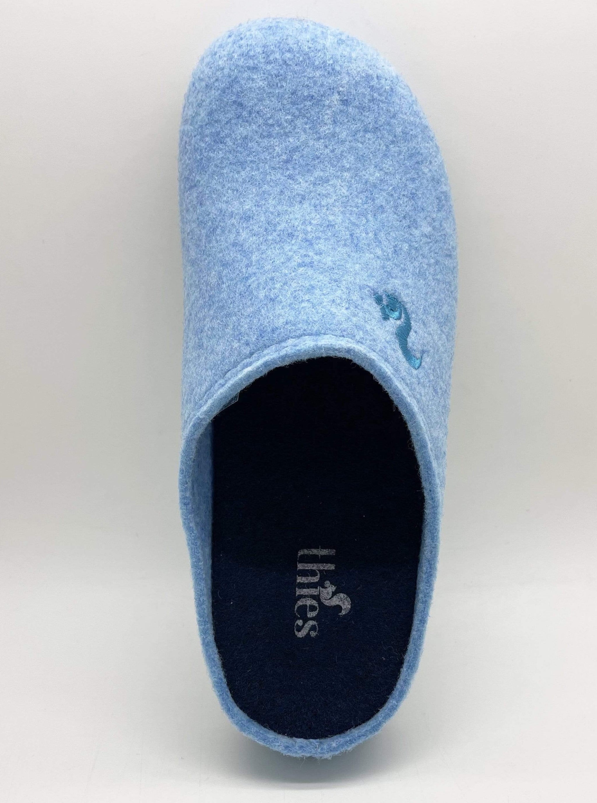 NAT 2 calzado thies 1856 ® Zapatilla de PET reciclado vegano azul claro (W / X) moda sostenible moda ética
