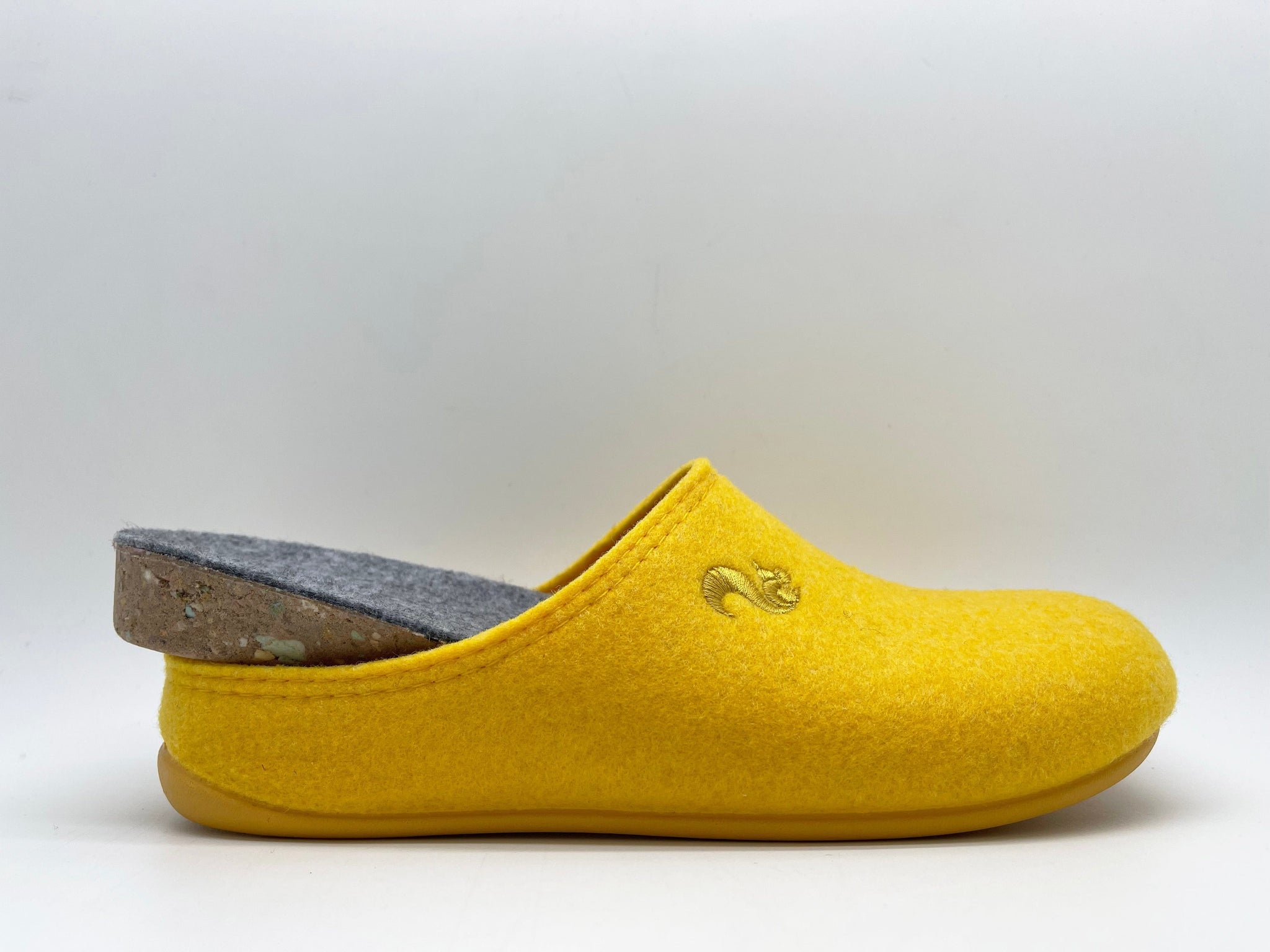 NAT 2 fodtøj thies 1856 ® Genbrugt PET Slipper vegansk gul (W/X) bæredygtig mode etisk mode