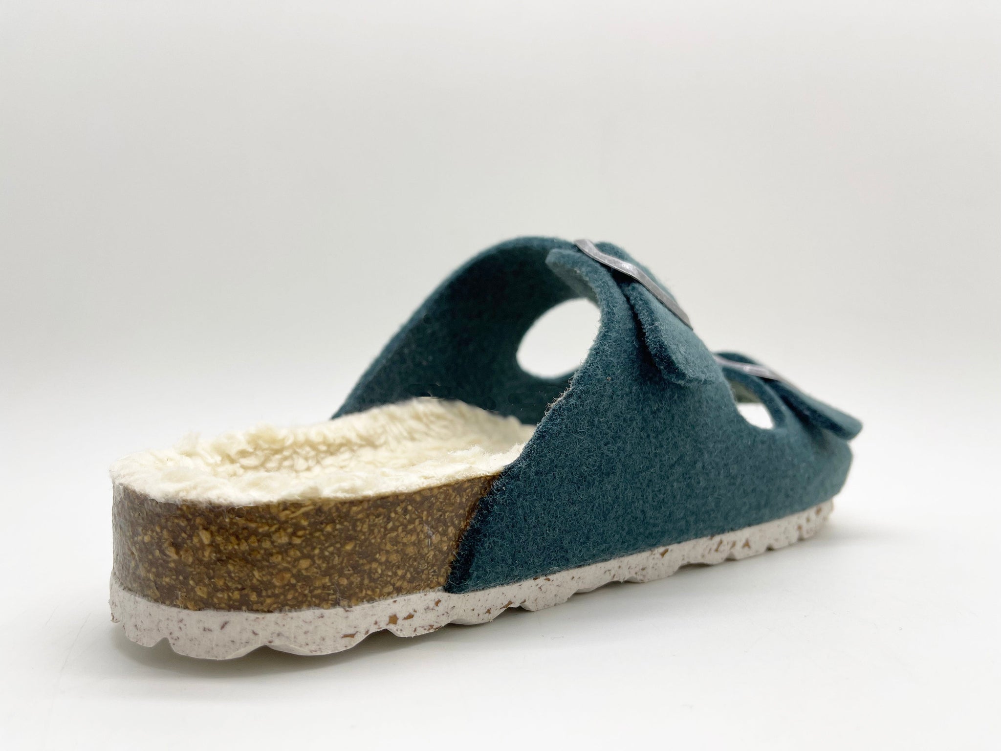 NAT 2 footwear thies 1856 ® Recycled Plush PET Bio Sandal vegansk oliven (W/X) bæredygtig mode etisk mode