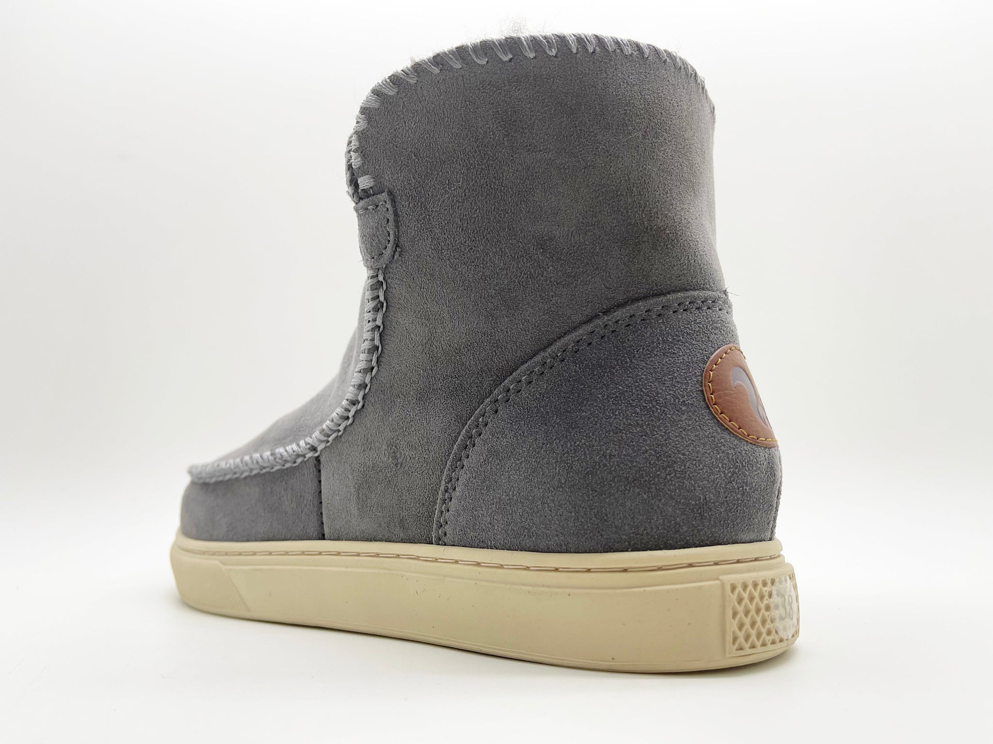 NAT 2 calzado thies 1856 ® Sneakerboot 2 gris oscuro (W) moda sostenible moda ética