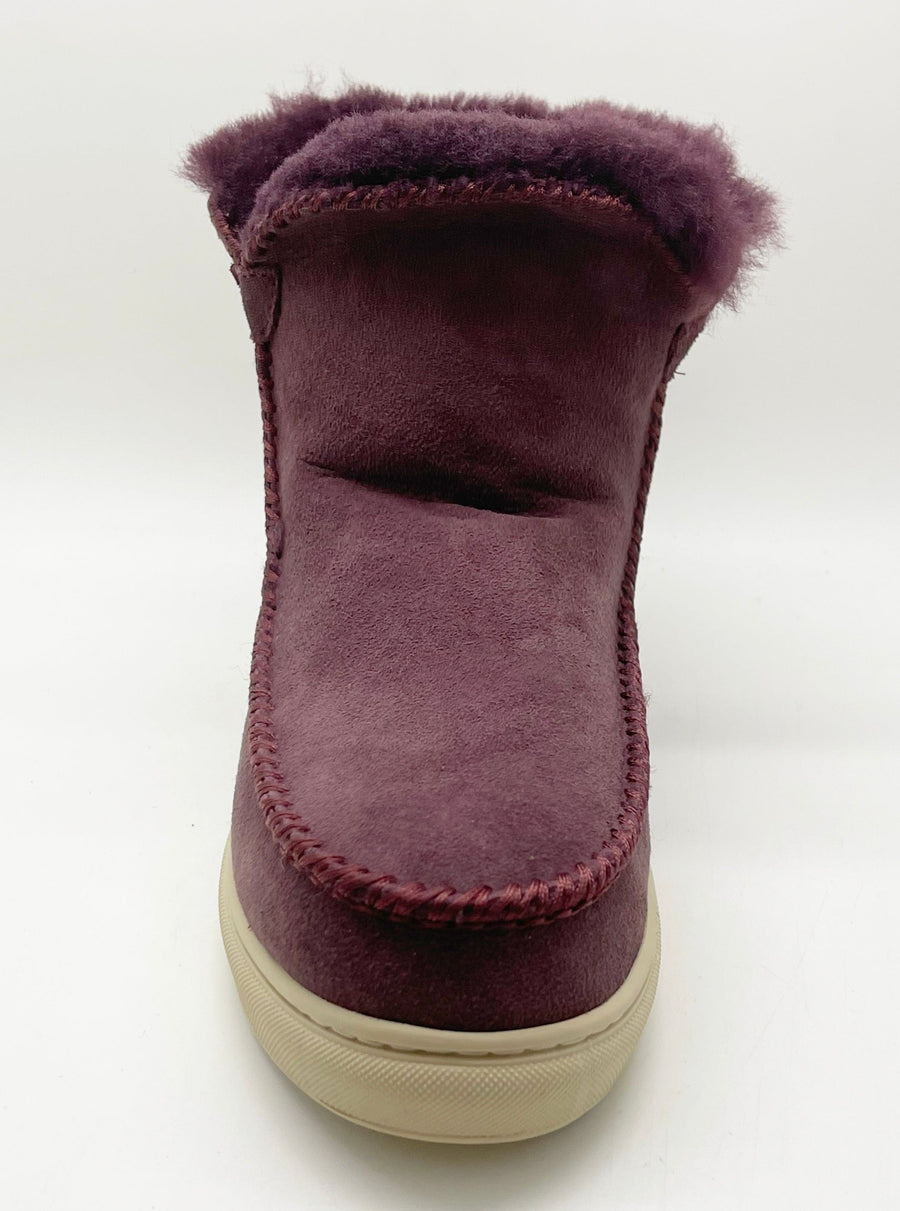 NAT 2 calzado thies 1856 ® Sneakerboot 2 granate (W) moda sostenible moda ética