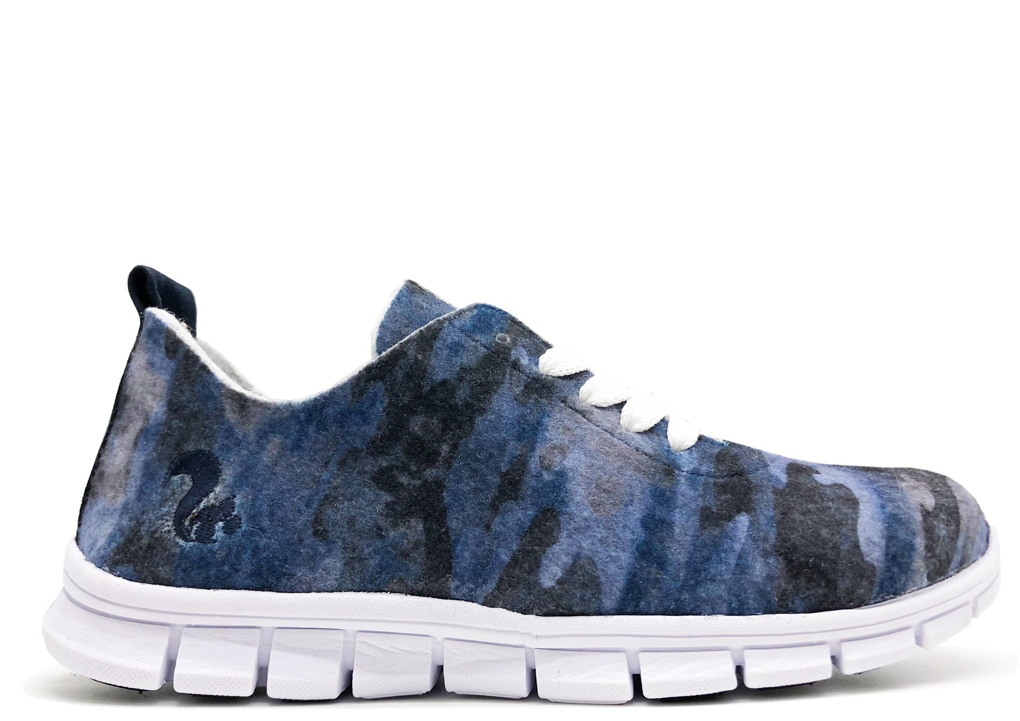 NAT 2 calzado thies ® PET Sneaker camo blue | vegano aus reciclar Flaschen moda sostenible moda ética
