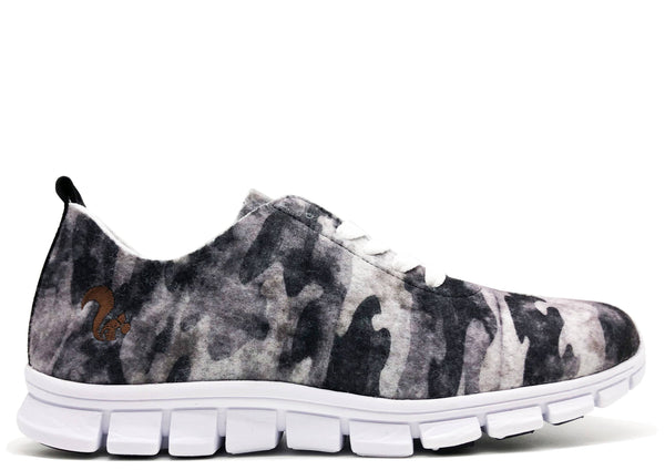 NAT 2 Schuhe thies ® PET Sneaker camo grau | vegan aus recycelten Flaschen nachhaltige Mode ethische Mode