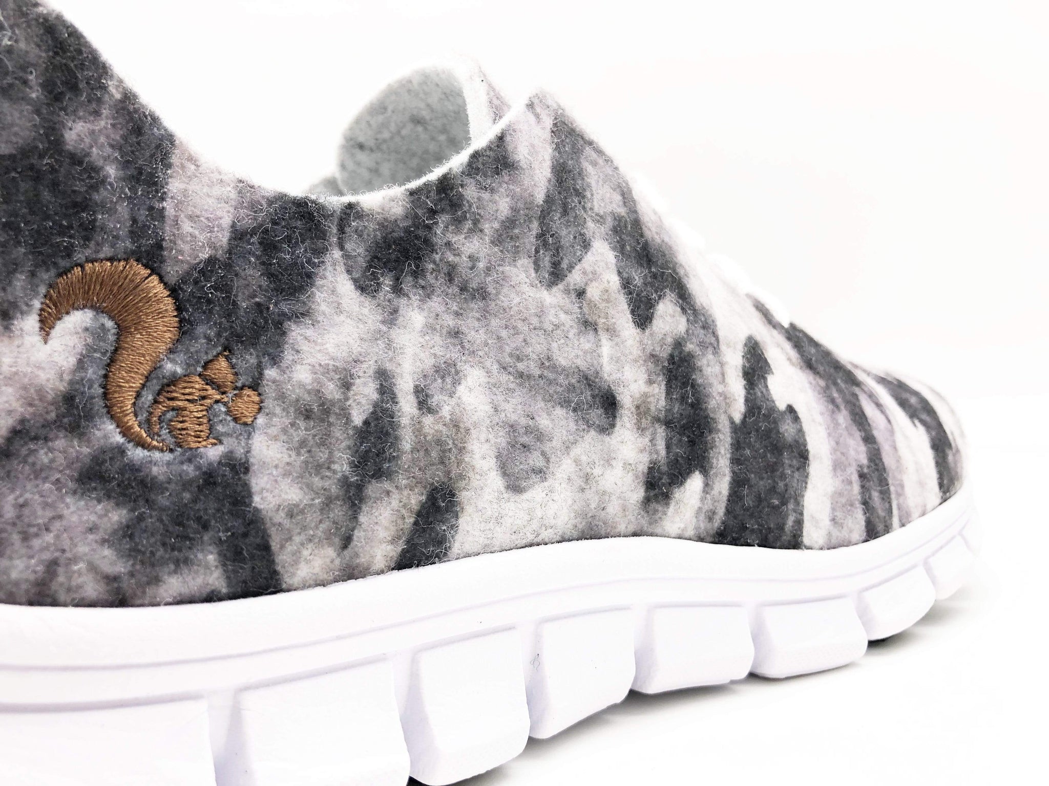 NAT 2 fodtøj thies ® PET Sneaker camo grå | vegan aus recycelten Flaschen bæredygtig modeetisk mode