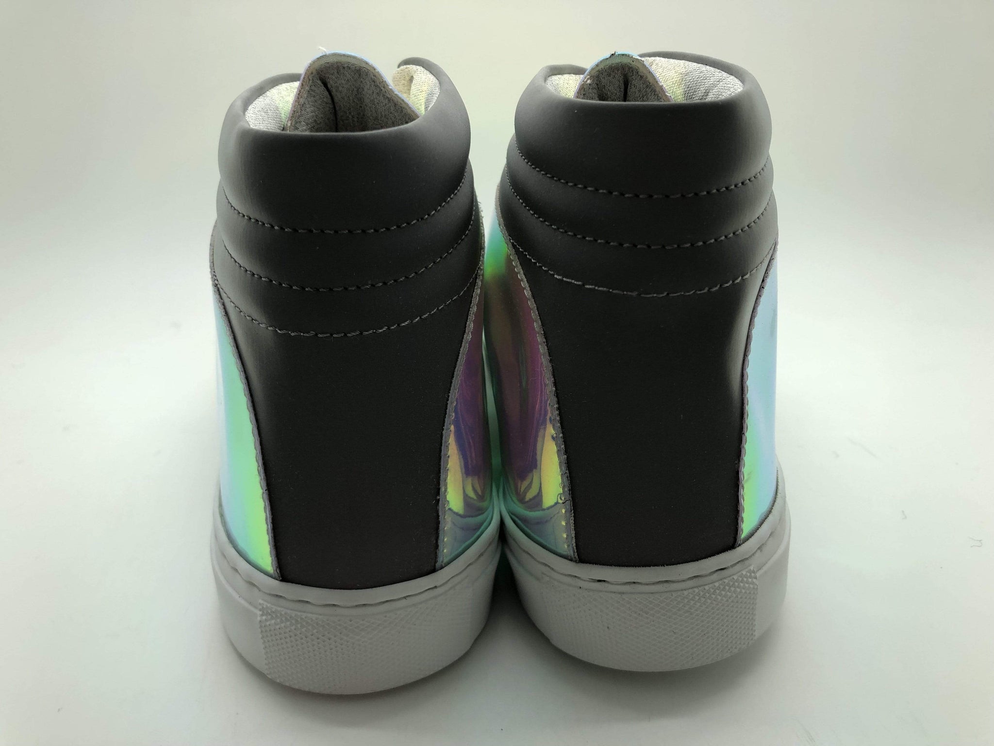 Sustainable luxury sneakers, unisex, ultra iridescent & reflective. - Slow  Nature®