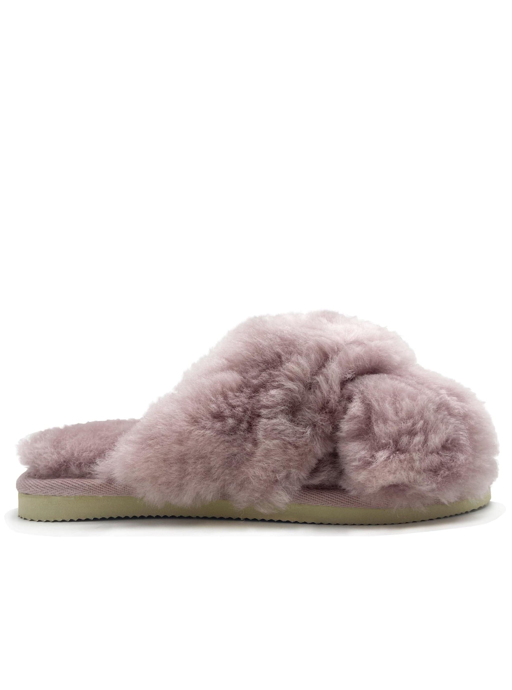 NAT 2 sko Cross Sandal (W) i fåreskindslæder bæredygtig mode etisk mode