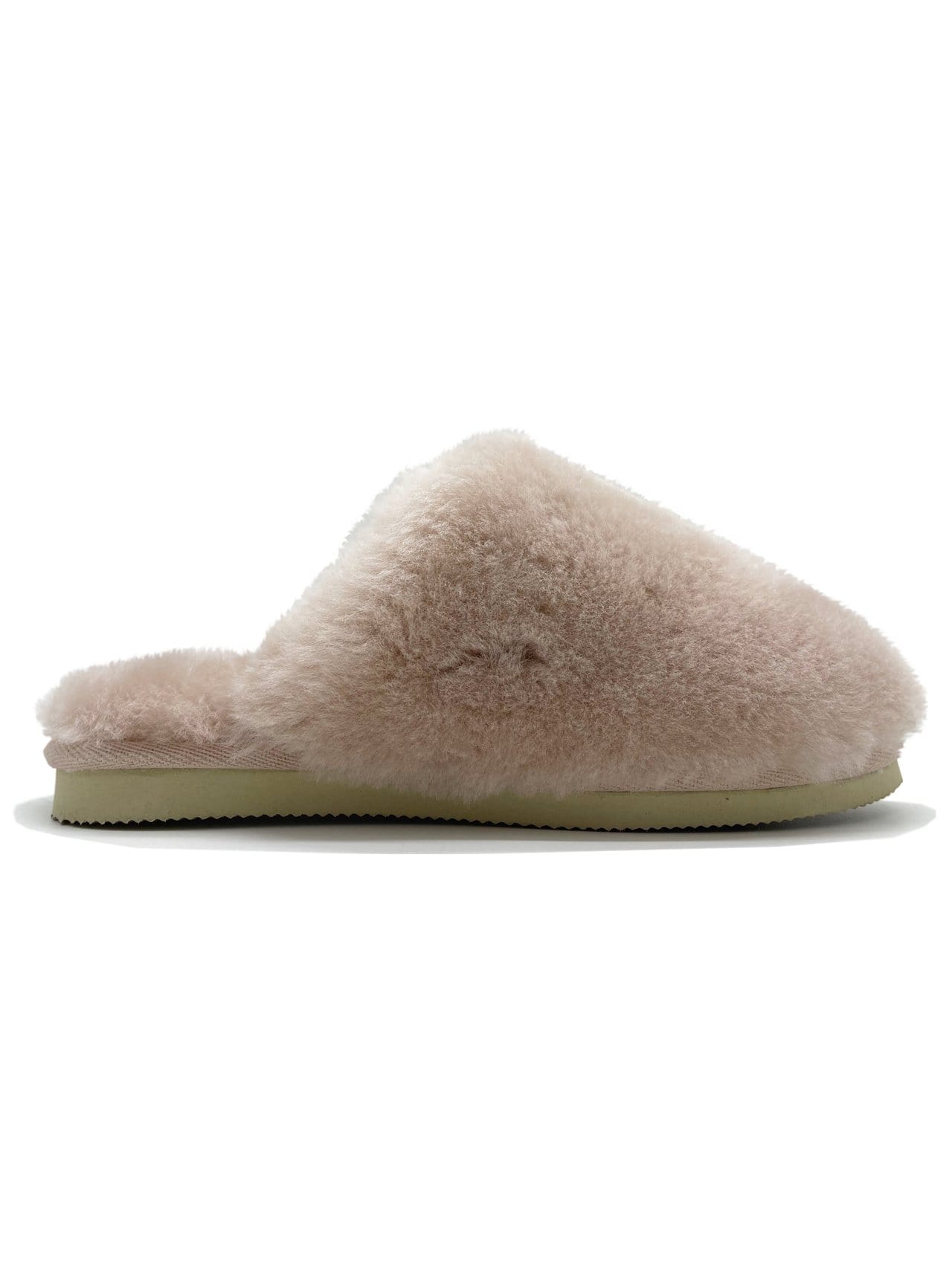 NAT 2 Sleep & Loungewear Fluffy New Pink Pantuflas en piel de oveja (W) moda sostenible moda ética